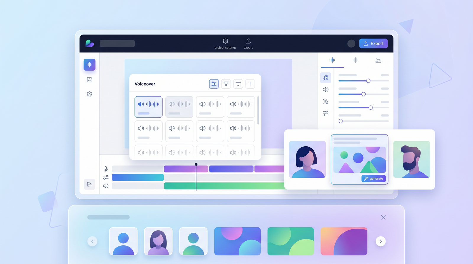 DupDub interface